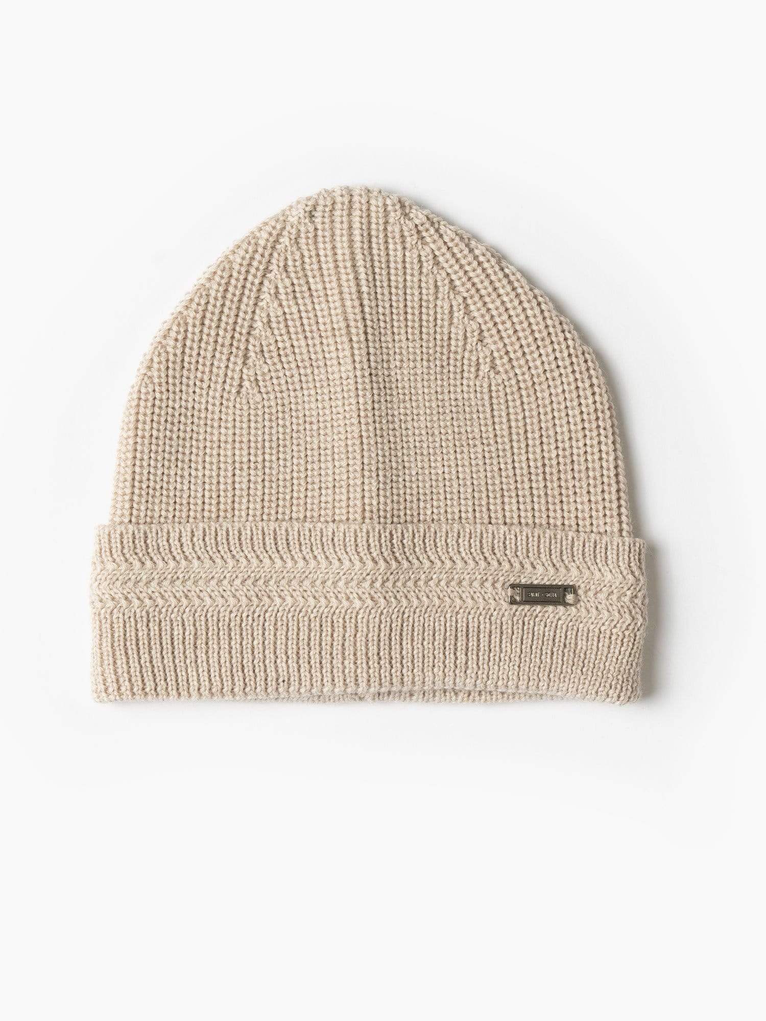 Merino Beanie Beige - Women's Beanies | Saint + Sofia® EU